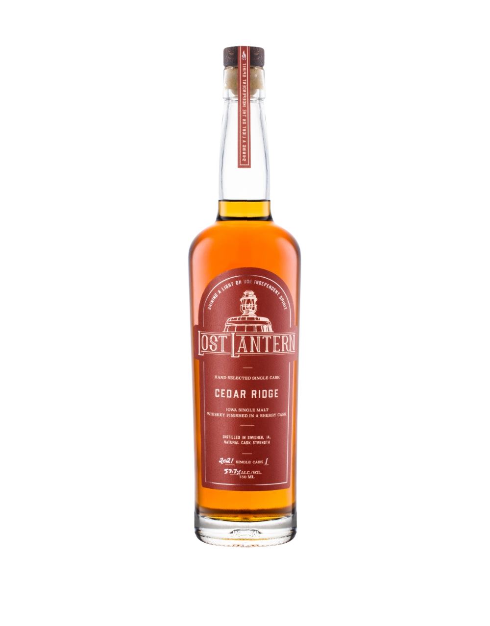 2021 Single Cask #1: Cedar Ridge Iowa Single Malt Whiskey Finished In A Sherry Cask