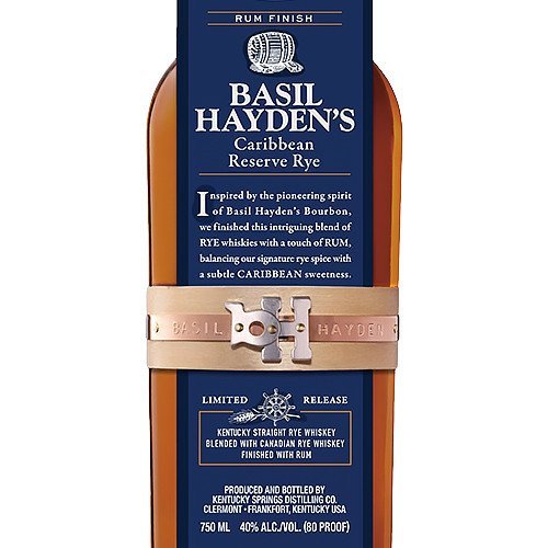 Basil Hayden's Caribbean Reserve Rye - Image 3