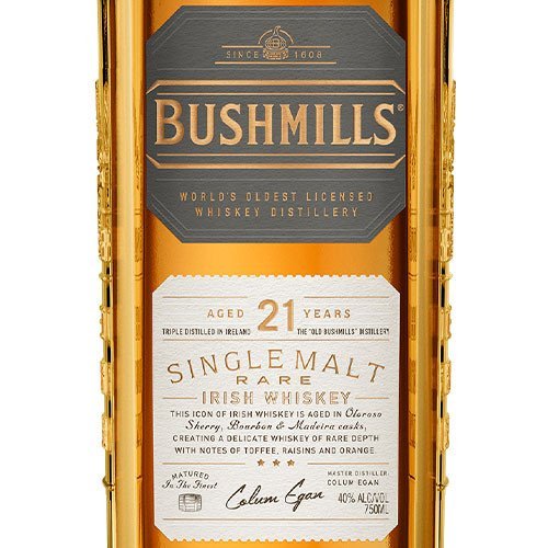 Bushmills 21 Year Old Three Woods Single Malt Irish Whiskey - Image 3