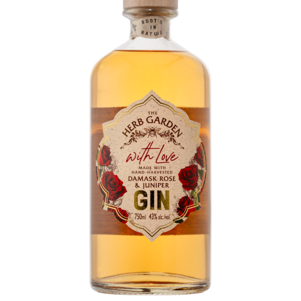 Herb Garden Damask Rose & Juniper 'With Love' Gin