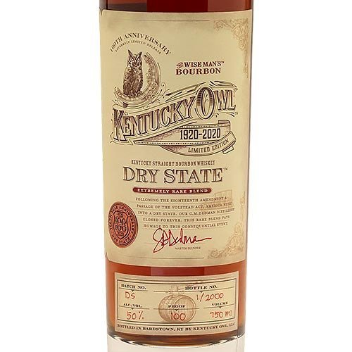 Kentucky Owl Dry State 100th Anniversary Straight Bourbon Whiskey - Image 3