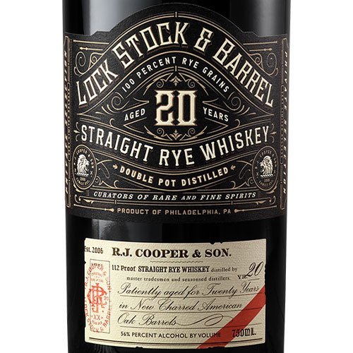 Lock Stock & Barrel 20 Year Old Straight Rye Whiskey - Image 3
