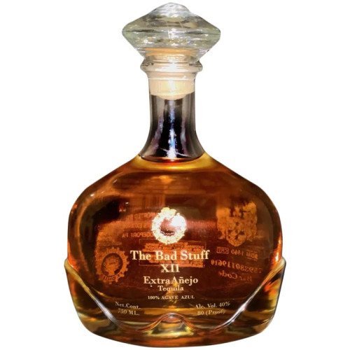 The Bad Stuff Doce Aรฑos Extra Aรฑejo Tequila