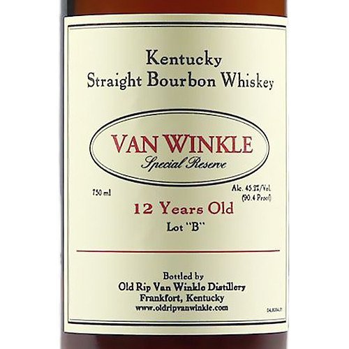 Van Winkle Special Reserve Lot "B" 12 Year Old Bourbon Whiskey - Image 3