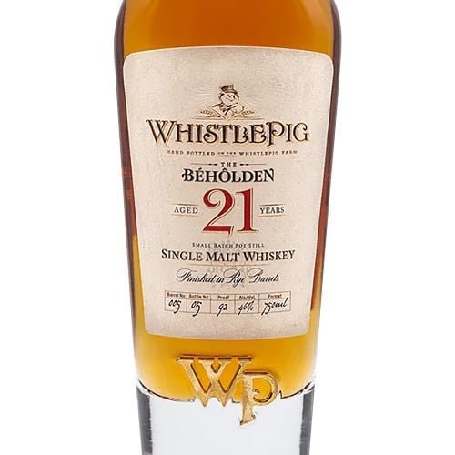 WhistlePig The Beholden 21 Year Single Malt Whiskey - Image 3
